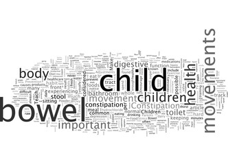 Children Get Constipated Too