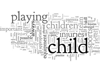 Fototapeta premium Children at Greatest Risk for Sports Injuries