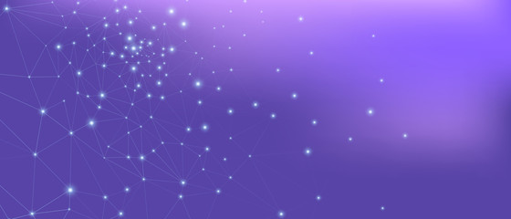 Data Tech Concept. Magic Science Wallpaper. 