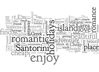 Cheap Holidays In Santorini