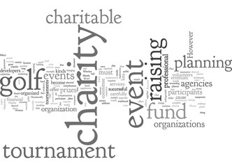 charity golf tournament