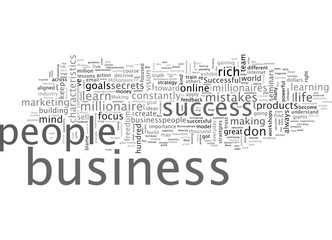 Fototapeta premium Characteristics That Millionaire Businesspeople Have in Common