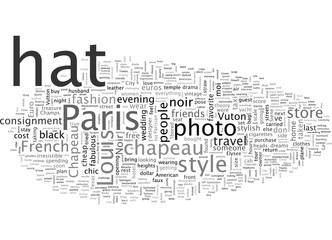 Chapeau NoirCheap Chic Travels