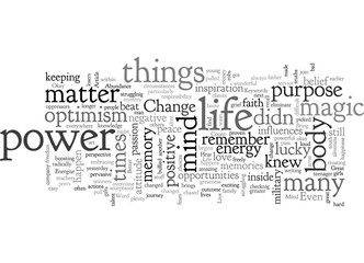 Change Your Mind Change Your Luck