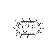 sickness, health care, medical line icon on white background