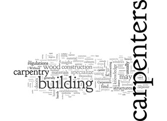 Carpentry Career Overview