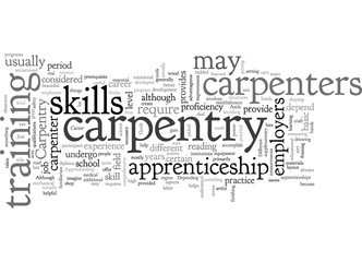 Fototapeta na wymiar Carpentry Career Guide