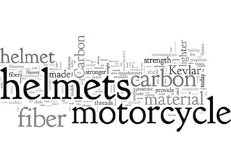 Carbon Fiber And The Motorcycle Helmet