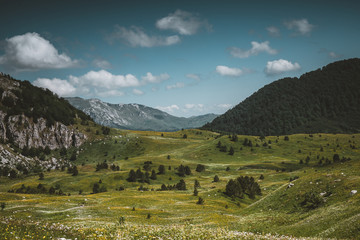 Fototapeta na wymiar Mountain view in Bosnia 