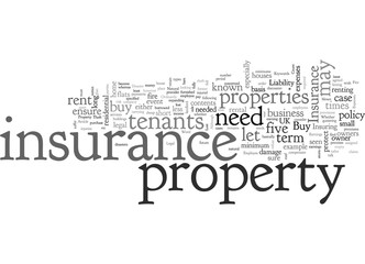 Fototapeta premium Buy To Let Property Insurance