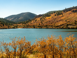 North Lake in Southern Colorado on an Autumn Day