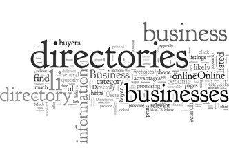 Fototapeta premium Business Directory Moves From Paper to Computer Screen