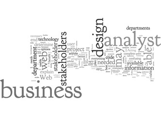 business analyst in web design