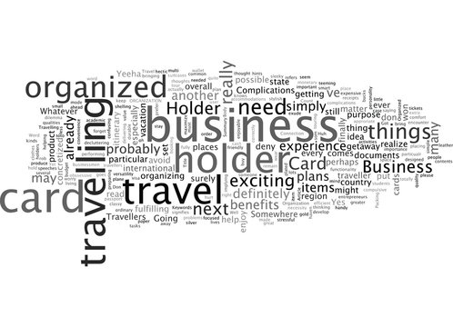 Business Card Holder For Travellers