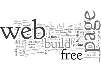 Build Your Own Web Page For Free