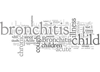 Fototapeta na wymiar bronchitis child