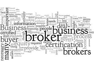 Broken Woes of the Business Broker