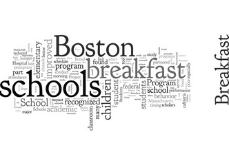 Breakfast Pays Big Dividends in Boston Schools