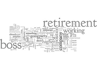 Boss Retirement Gifts
