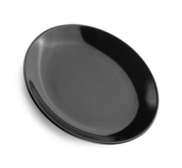 empty plate isolated on white background
