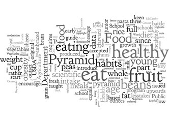 Fototapeta na wymiar Beware The Food Pyramid