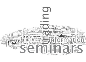 Beware Of High Cost Seminars