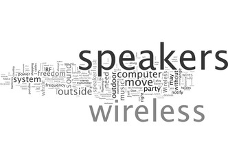 Be free with wireless speakers