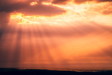 Obraz premium sunset in the sky