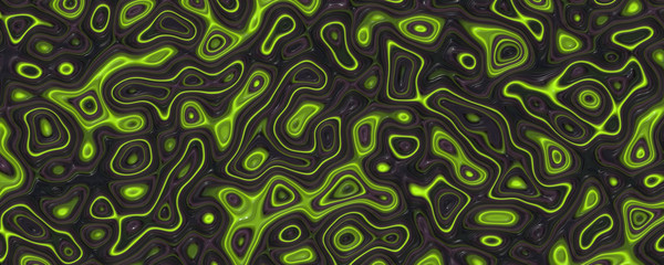 Wavy abstract black green background