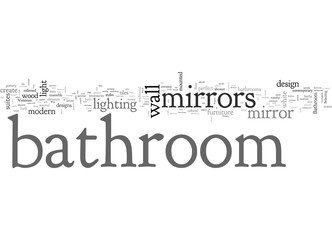 Bathroom mirrors the perfect ensemble