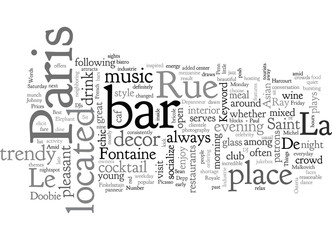 Bars in Paris