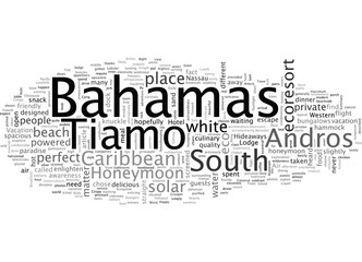 Bahamas Honeymoon At Tiamo On South Andros An Ecoresort