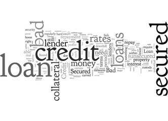 Bad Credit Score Go For Bad Credit Secured Loan