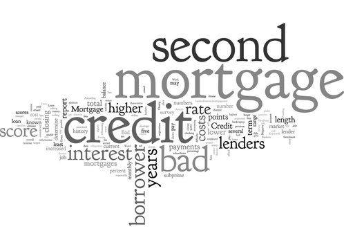Bad Credit Second Mortgage by the Numbers