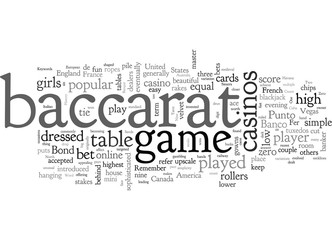 Fototapeta premium Baccarat The History