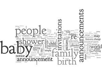 Baby Announcements Are A Fun And Inexpensive Way To Stay In Touch