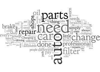 Auto Parts for Necessary Repairs