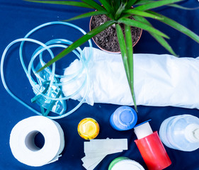 First aid kit with other medical equipments