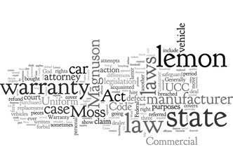 Auto Lemon Laws