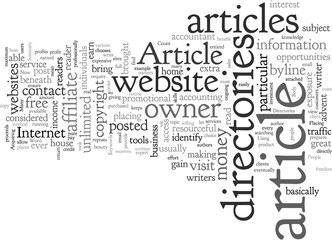 Obraz premium Article Directories