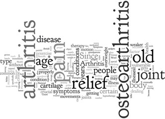 Arthritis for old age