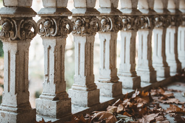Fototapeta premium columns in temple