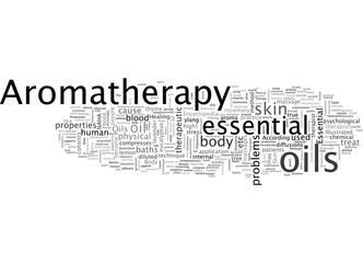 Fototapeta premium Aromatherapy The Scent Through Your Skin