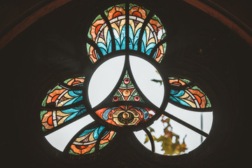 stained glass window