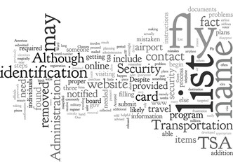 Are You on The No Fly List Waht You Can Do