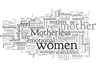 Are You a Motherless Daughter