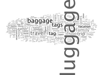 Are Leather Luggages Tags Simply Flights Of Fancy