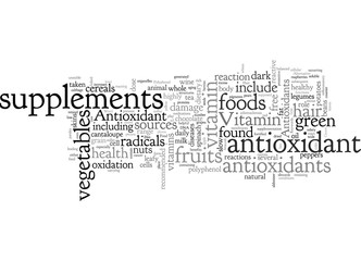 Fototapeta na wymiar Antioxidant Food Supplements