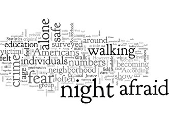 Americans Fear Crime