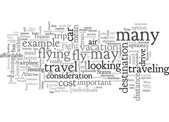 Air Travel Is It Right for You